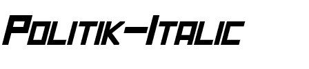Politik Italic.otf