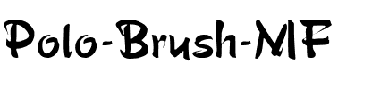 Polo Brush MF Regular.ttf