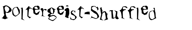 Poltergeist Shuffled Regular.ttf