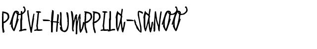 Polvi Humppila sanoo Normal.ttf