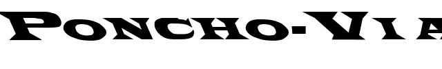 Poncho Via Leftified Regular.ttf