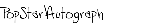 PopStar Autograph Normal.otf