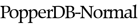 PopperDB Normal.ttf