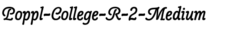Poppl-College Two BQ               Medium.ttf