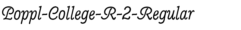 Poppl-College Two BQ               Regular.ttf