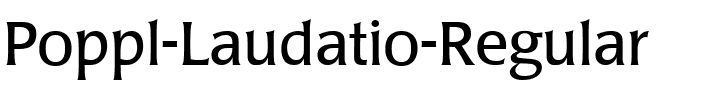 Poppl-Laudatio Regular.ttf