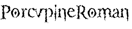 PorcupineRoman Regular.ttf