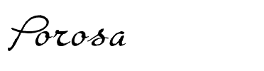 Porosa Regular.otf