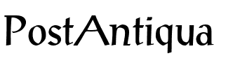 PostAntiqua regular.ttf