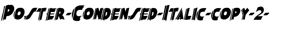 Poster-Condensed Italic.ttf