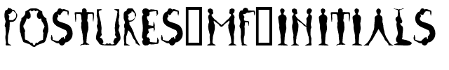 Postures MF Initials.ttf