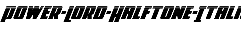 Power Lord Halftone Italic Italic.ttf