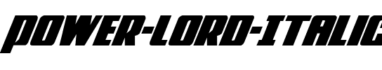 Power Lord Italic Italic.ttf