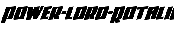 Power Lord Rotalic Italic.ttf
