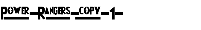 Power Rangers Normal.ttf