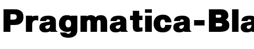 Pragmatica Black Regular.ttf