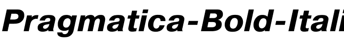 Pragmatica Bold Italic.ttf