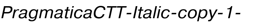 PragmaticaCTT Italic.ttf