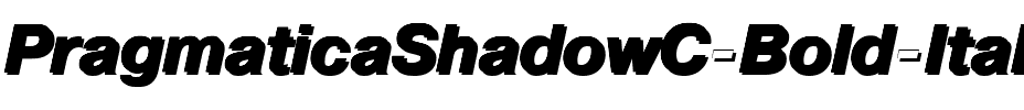 PragmaticaShadowC Bold Italic.ttf