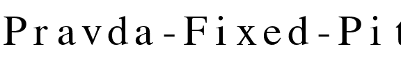 Pravda Fixed Pitch Regular.ttf
