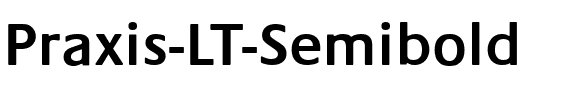 Praxis LT Semibold Regular.ttf