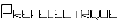 Prefelectrique Regular.ttf