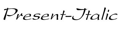 Present Italic Italic.ttf