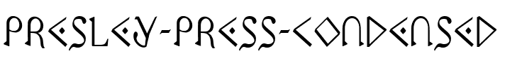 Presley Press Condensed Condensed.ttf