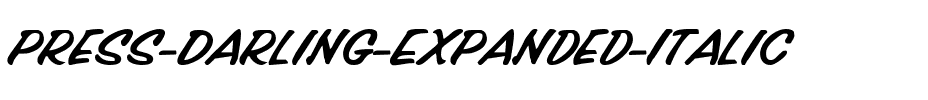 Press Darling Expanded Italic Expanded Italic.ttf