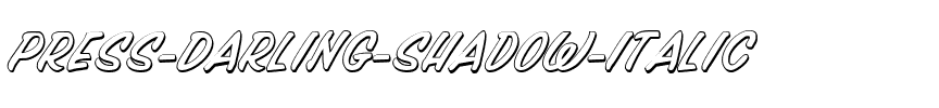 Press Darling Shadow Italic Italic.ttf