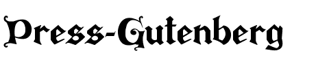 Press Gutenberg Normal.ttf