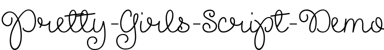 Pretty Girls Script Demo Regular.ttf