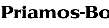 Priamos-Bold Regular.ttf