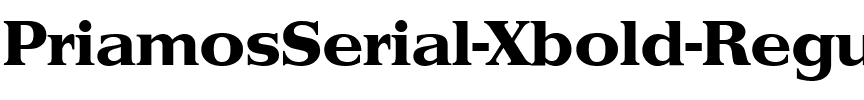 PriamosSerial-Xbold Regular.ttf