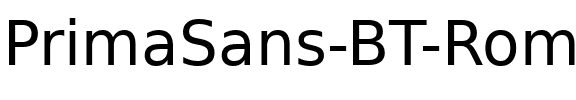 PrimaSans BT Roman.ttf