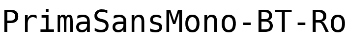 PrimaSansMono BT Roman.ttf