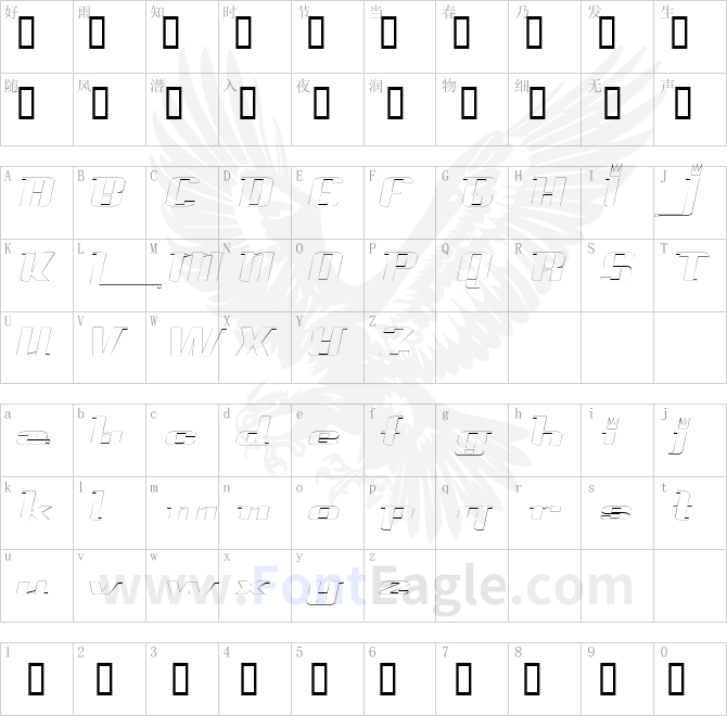 PrinceAlbertOutline-Italic