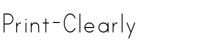Print Clearly Regular.ttf