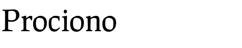 Prociono Regular.ttf
