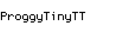 ProggyTinyTT Regular.ttf