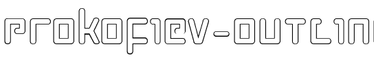 Prokofiev Outline Regular.ttf