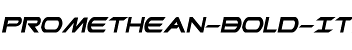 Promethean Bold Italic Bold Italic.ttf