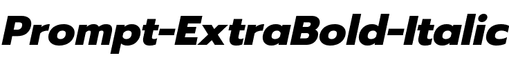 Prompt ExtraBold Italic.ttf