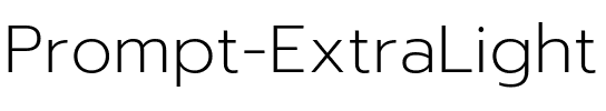 Prompt ExtraLight Regular.ttf