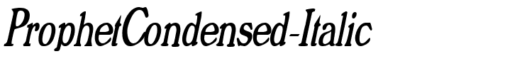 ProphetCondensed Italic.ttf