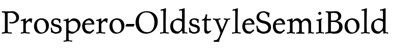 Prospero OldstyleSemiBold.ttf