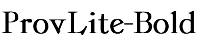 ProvLite Bold Bold.ttf