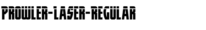 Prowler Laser Regular.ttf
