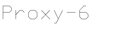 Proxy 6 Regular.ttf
