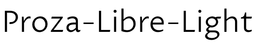 Proza Libre Light.ttf